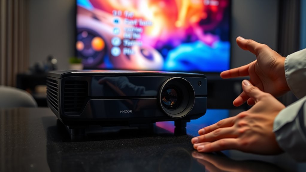 projector firmware image improvement