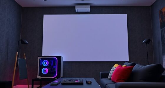 projector gaming setup tips