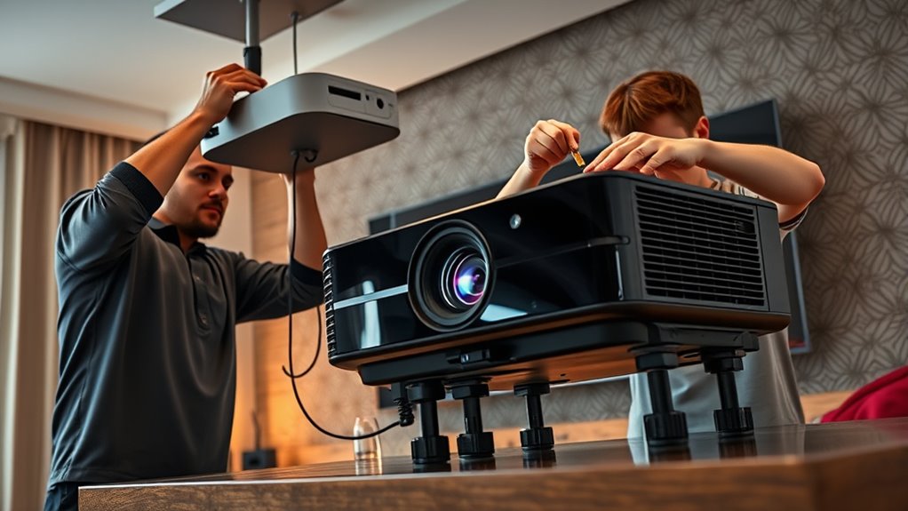 projector installation diy vs professional