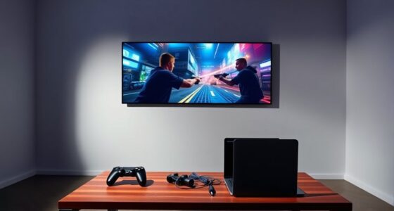 projector multiplayer gaming setup