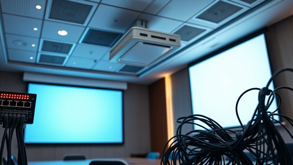 projector network connectivity troubles