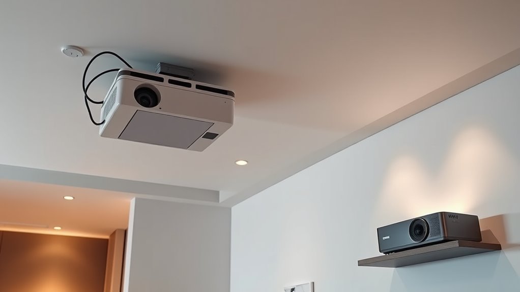 projector placement aesthetics