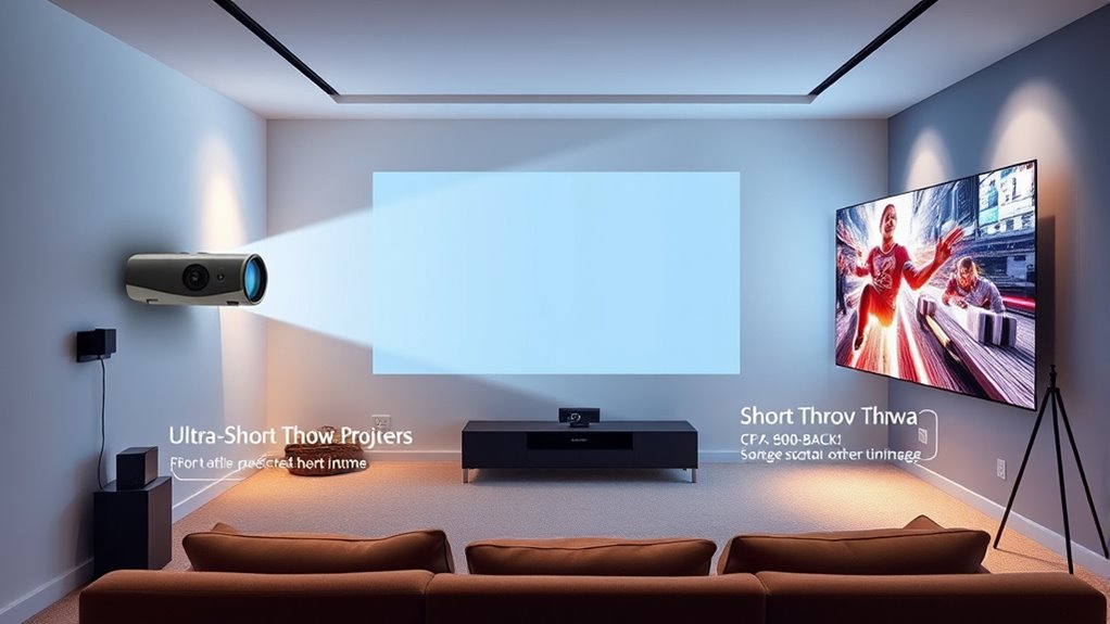 projector placement and space
