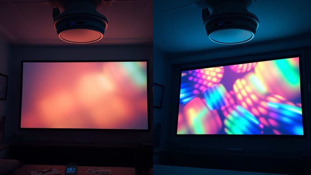 projector power mode comparison