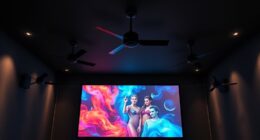 projector room cooling fans