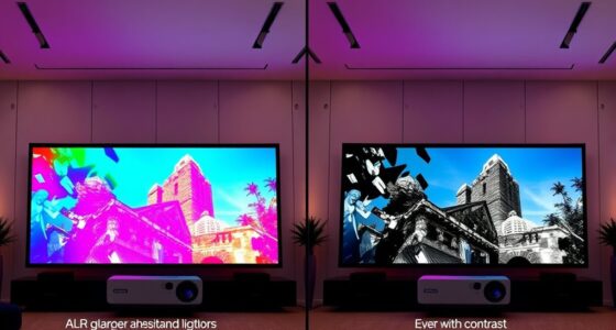 projector screen ambient light