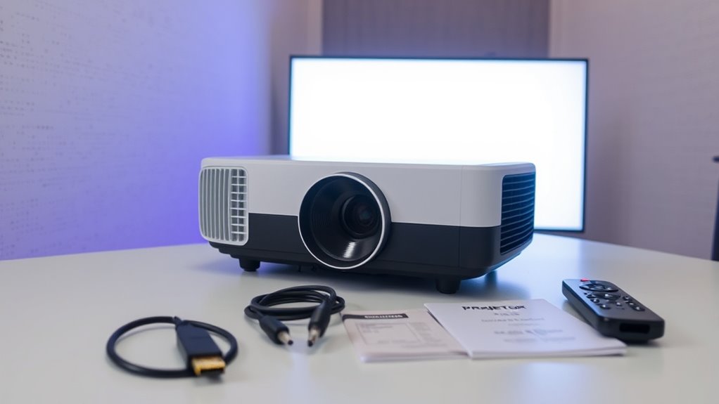 projector setup and calibration