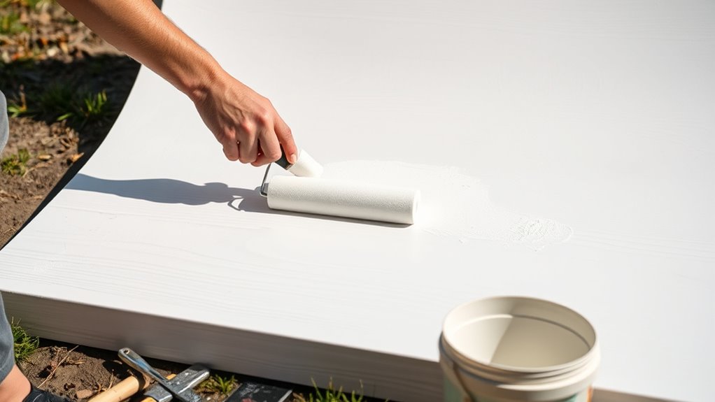 projector setup and testing