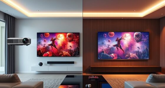 projector throw distance comparison