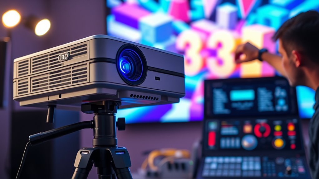 proper 3d projector calibration