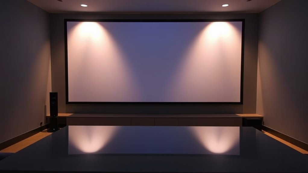 proper front projection setup