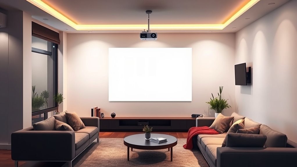 proper projector placement and alignment