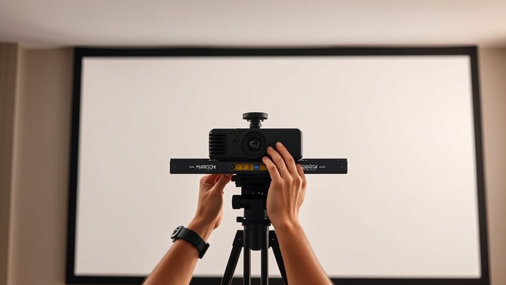 proper projector positioning guidelines