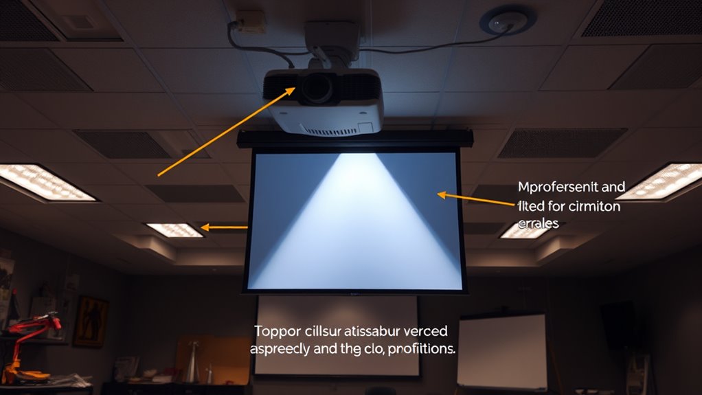 proper projector setup and alignment