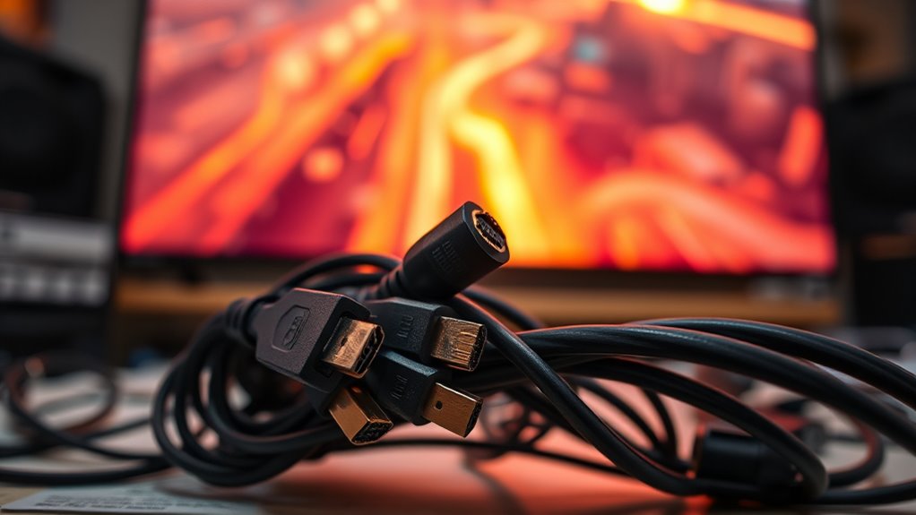 quality cables ensure reliable signals