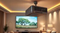 quiet 4k apartment projectors