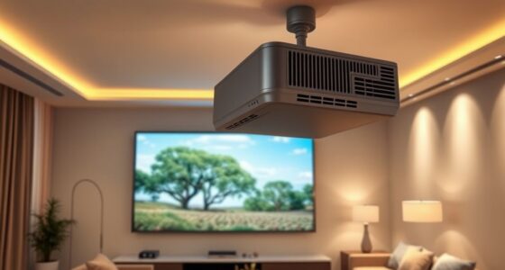 quiet 4k apartment projectors