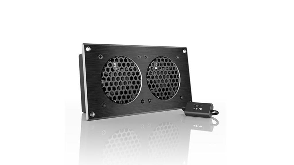 quiet cooling fan system