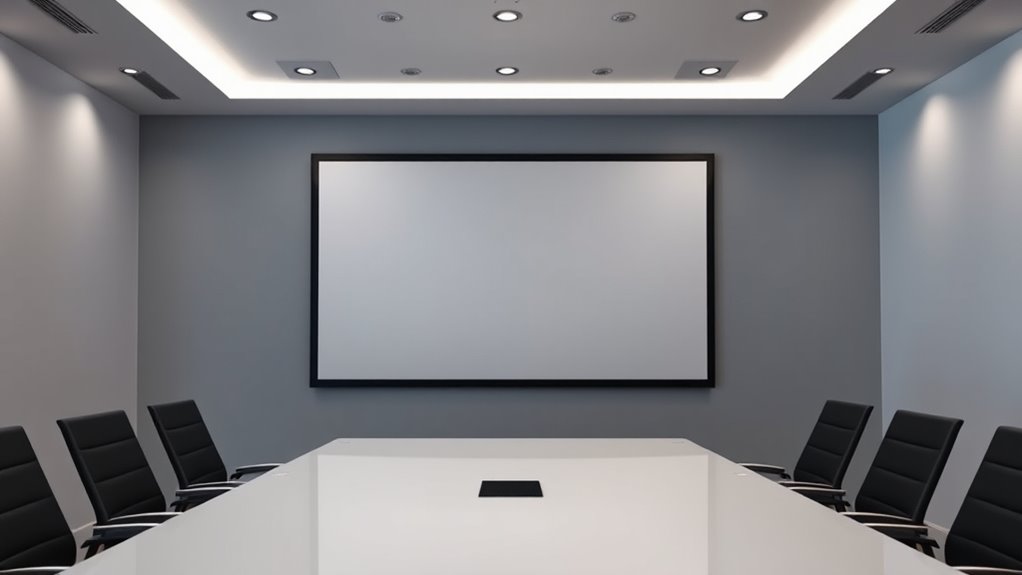 rear projection setup benefits