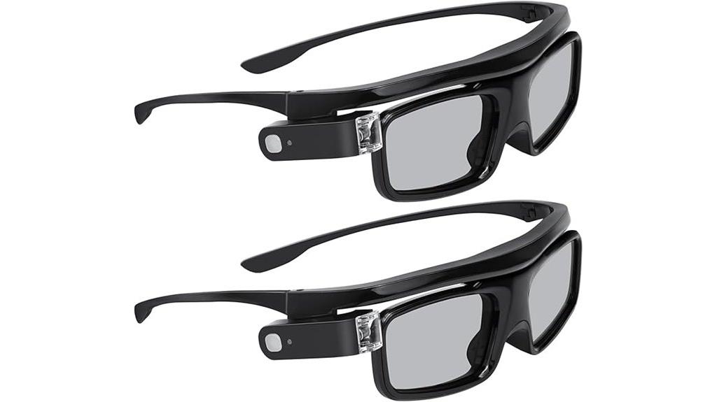 rechargeable 3d glasses pack