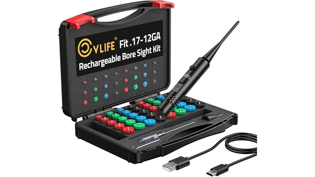 rechargeable laser bore sight