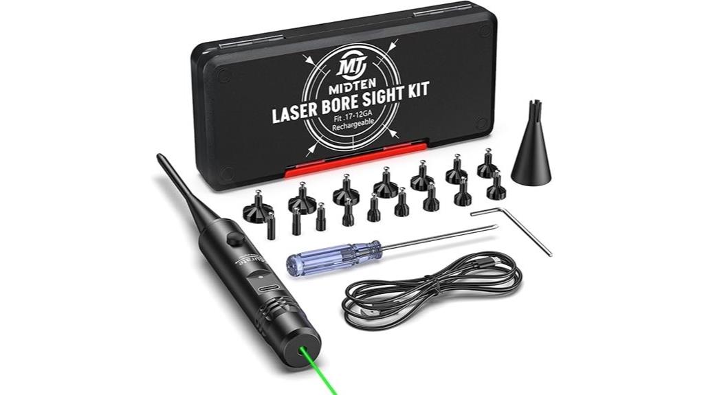 rechargeable laser bore sight
