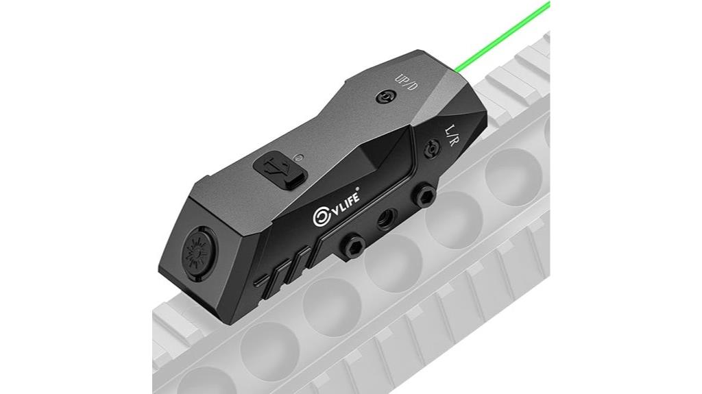 rechargeable picatinny laser sight