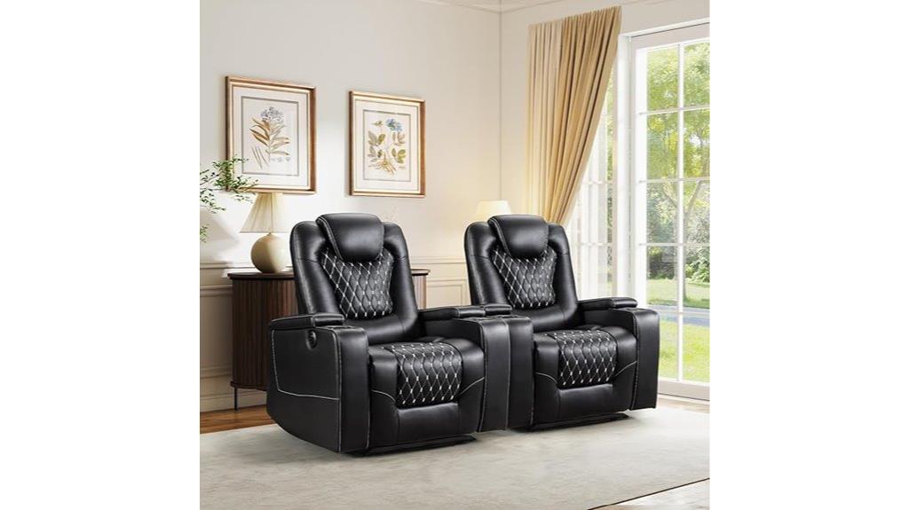recliners with usb cup