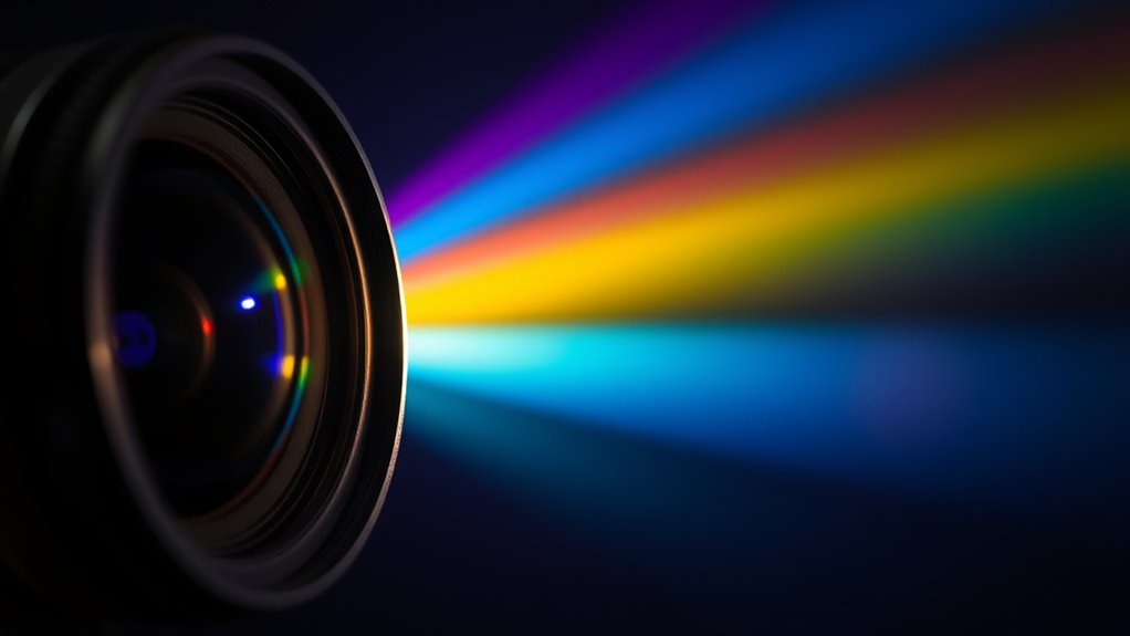 reduce rainbow projector artifacts