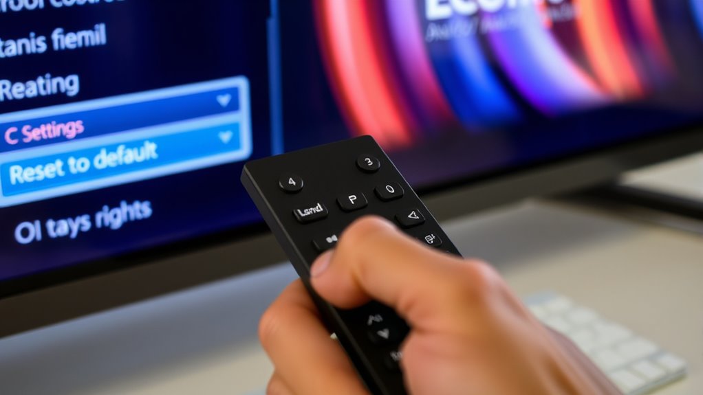reset cec settings to default