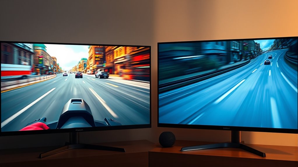 resolution and refresh rate choices