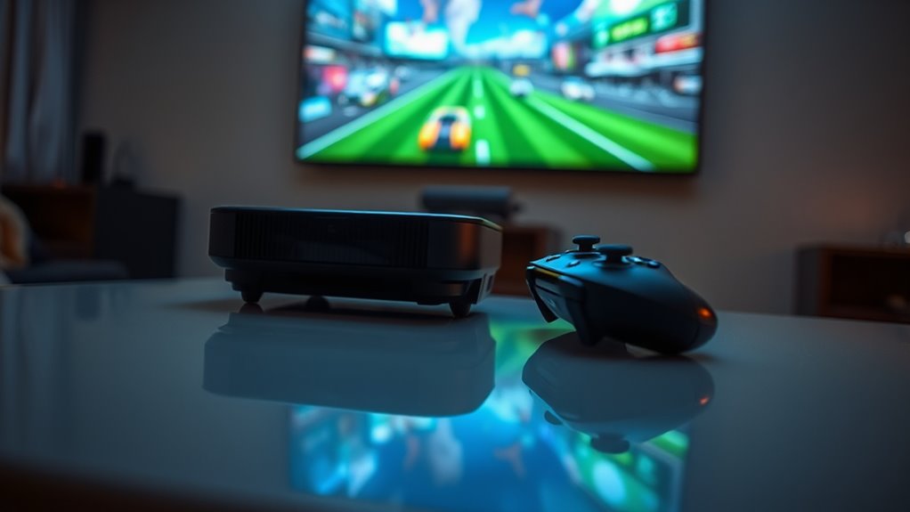 responsive gaming projector performance