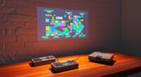 retro gaming projector resolution