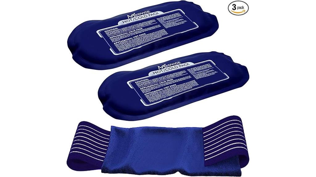 reusable ice pack set