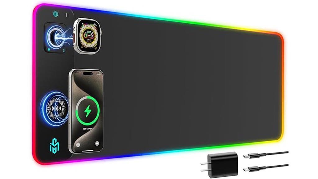 rgb gaming mouse pad