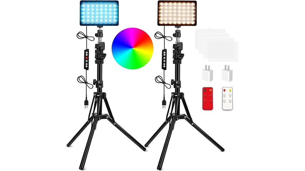 rgb led video lighting