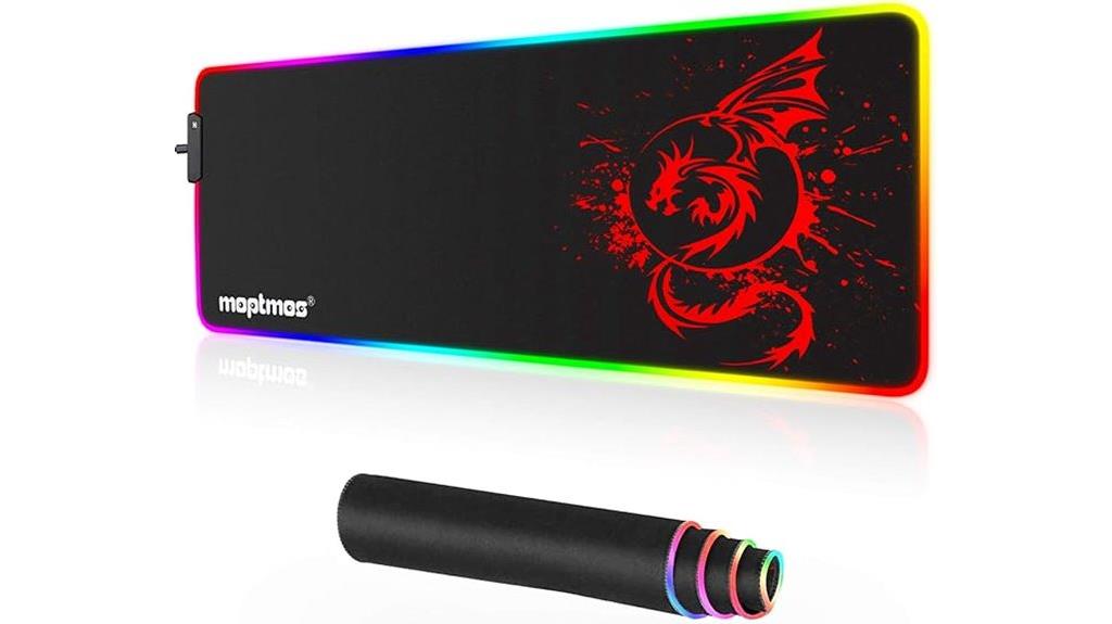rgb mouse pad with lighting
