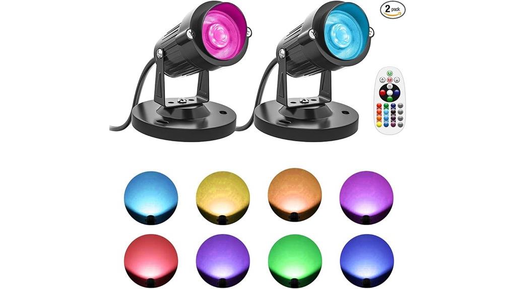 rgbw indoor spotlights pack