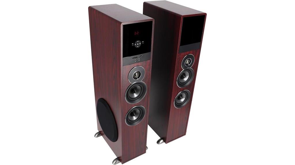 rockville tower speaker system