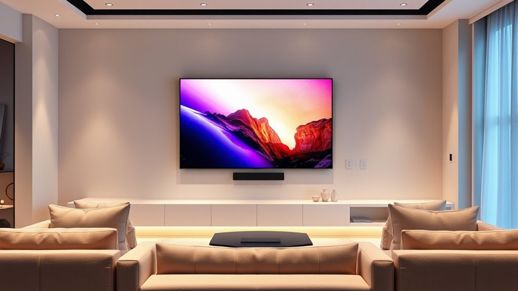 room size based screen recommendations