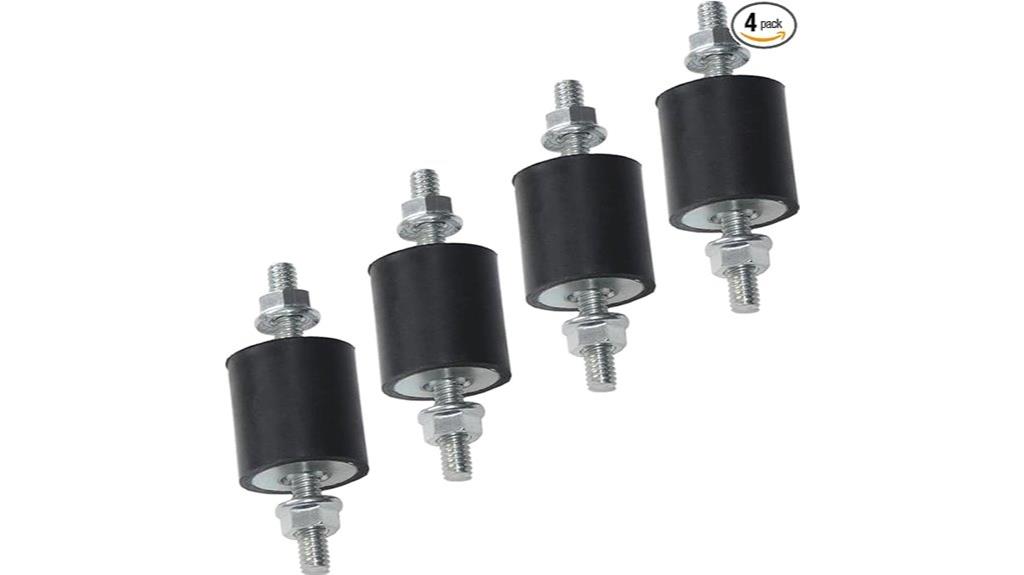 rubber mounts with studs