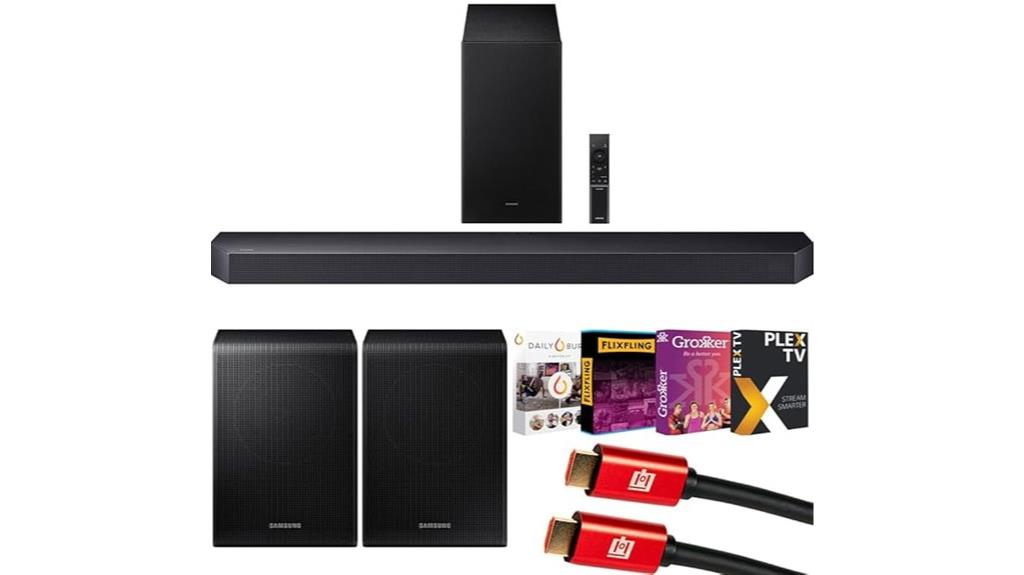 samsung soundbar with subwoofer