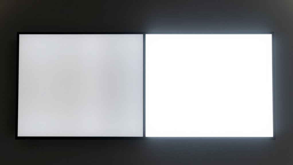 screen clarity varies with lighting