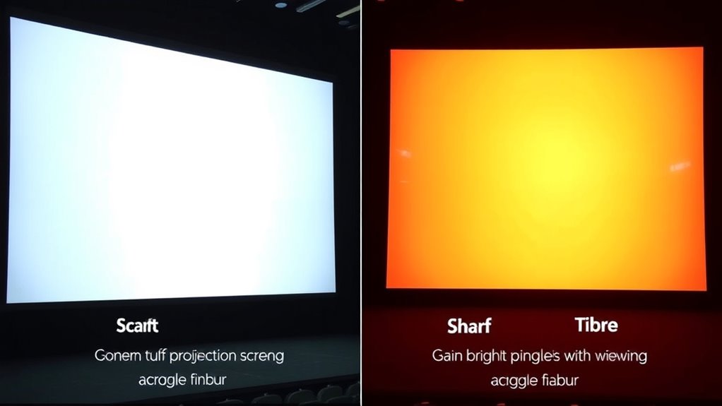 screen gain affects brightness