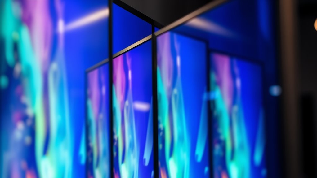 screen gain influences brightness