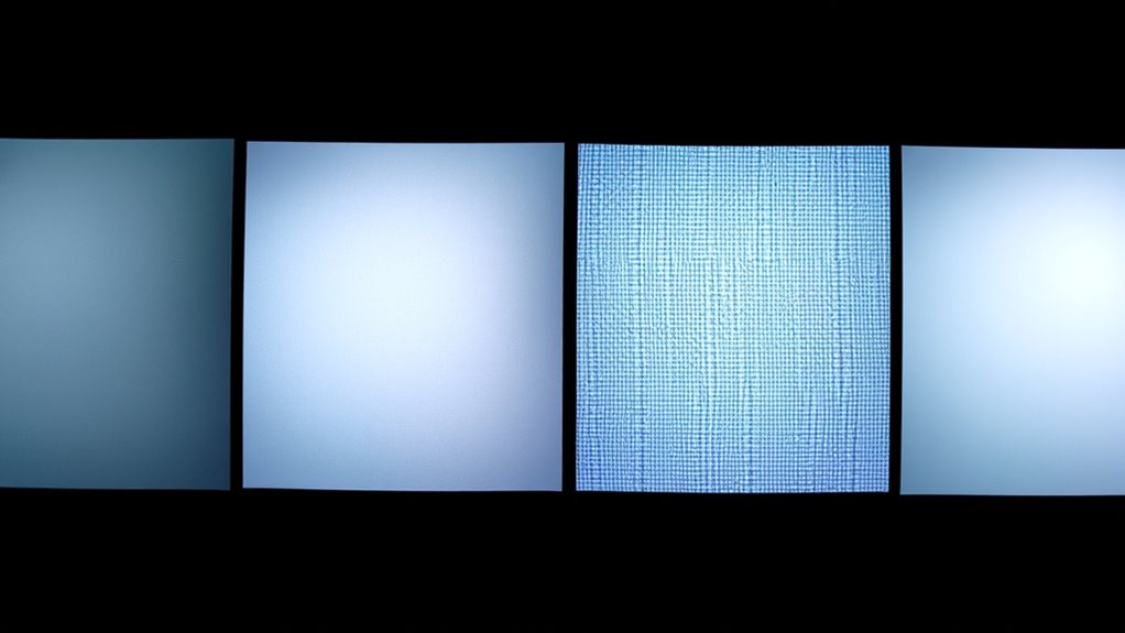 screen material reflective properties