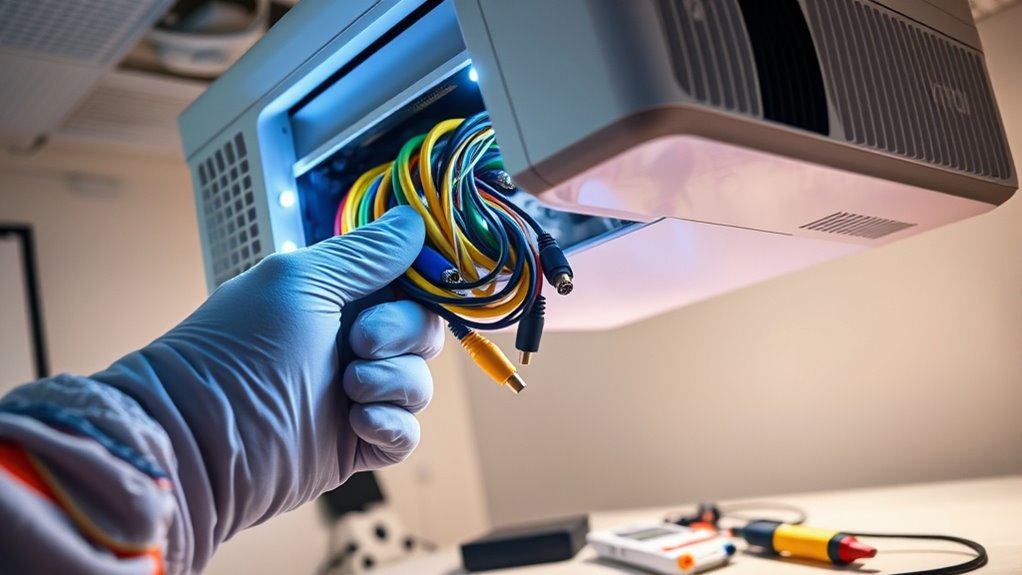 secure and organize cables