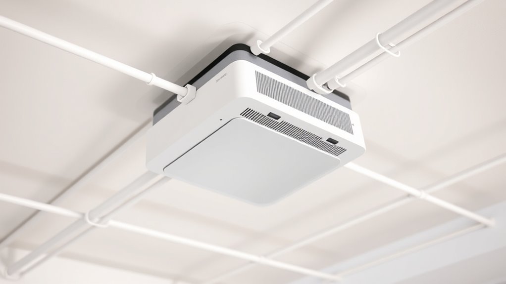 secure organized cable installation