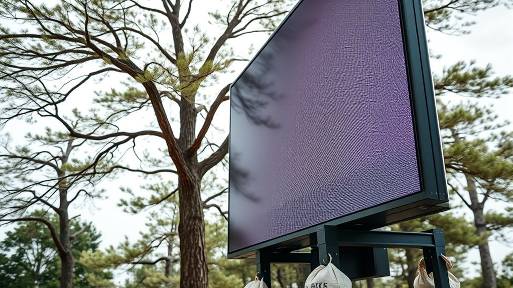 secure outdoor screens effectively