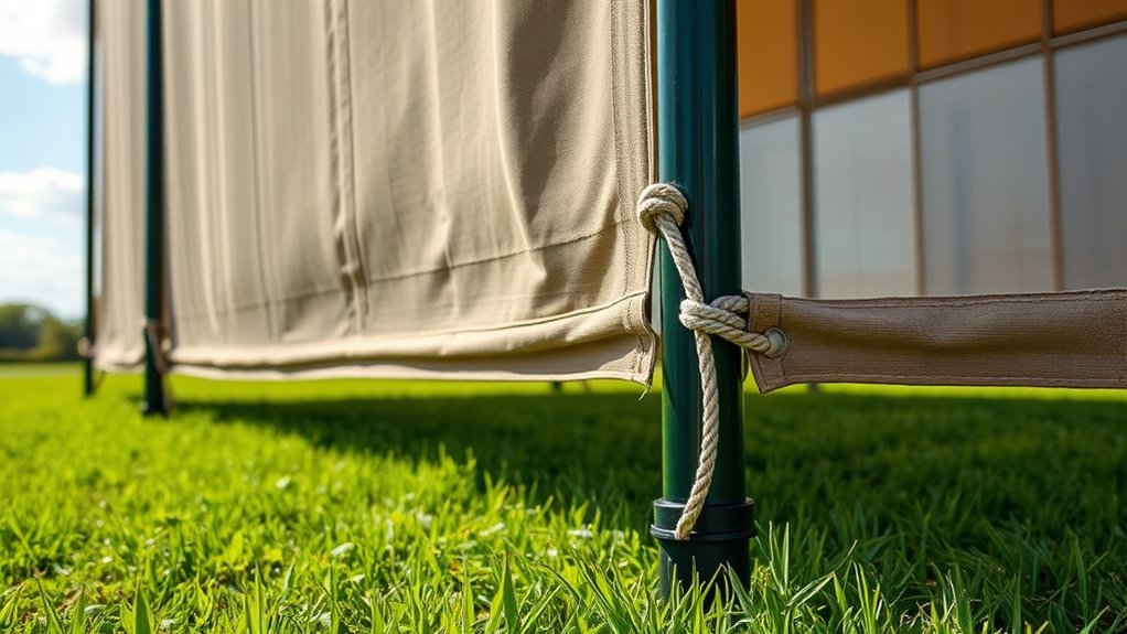 secure outdoor screens effectively